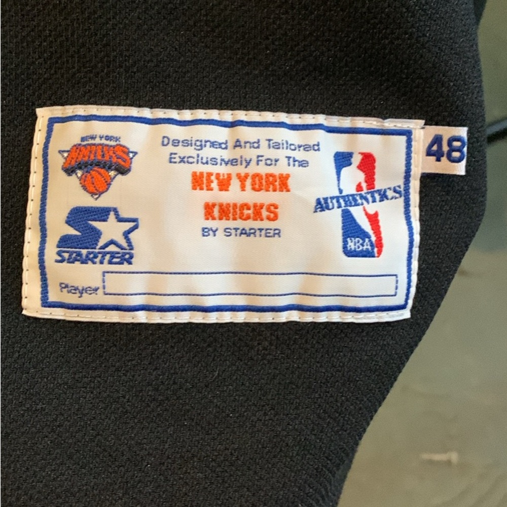 90s Starter NBA Authentics New York Knicks Warm Up